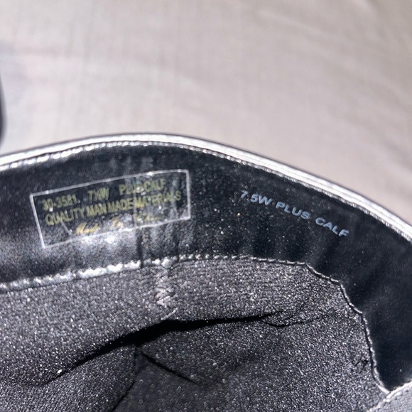 Easy Street Women’s ‘Jayda’ Style Wide Calf Scrunch Style Heeled Boots Size 7.5 - Picture 11 of 13